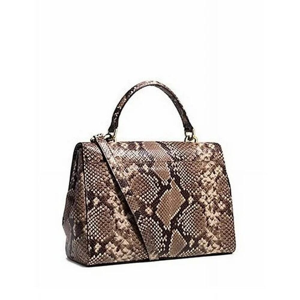 Michael Kors Ava Medium Python Snake Leather Cros… - image 6